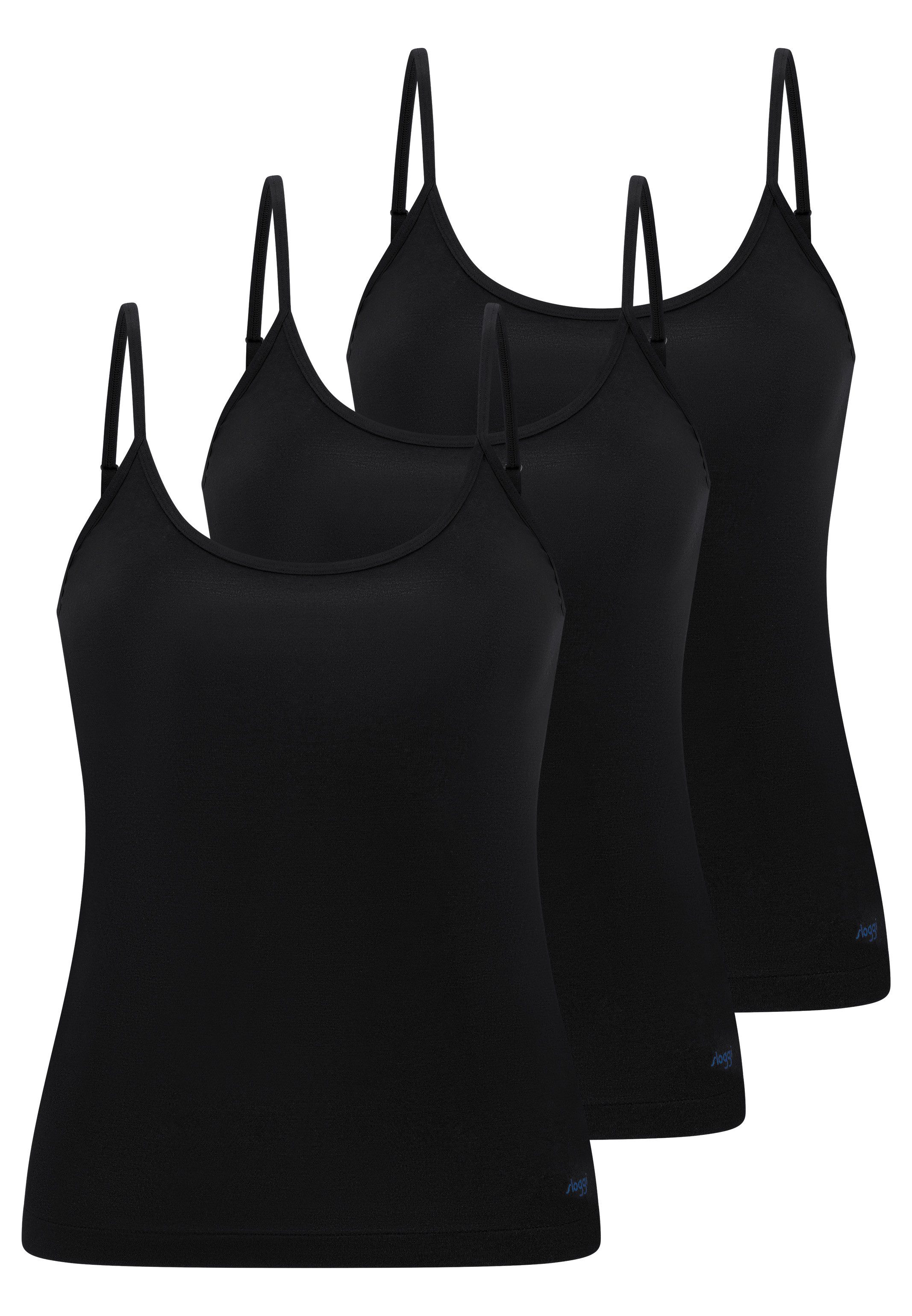 sloggi Unterhemd 3er Pack GO Sense (Spar-Set, 3-St) Spaghetti Top - Nahtlos günstig online kaufen