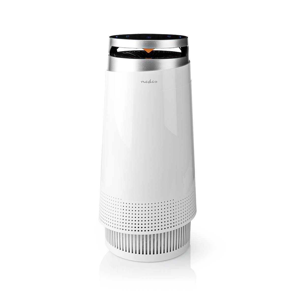 Nedis Luftreiniger AIPU100CWT, für 20 m² Räume, CADR 130 m³/h, Luftqualitätsanzeige, für Räume bis 20 m²