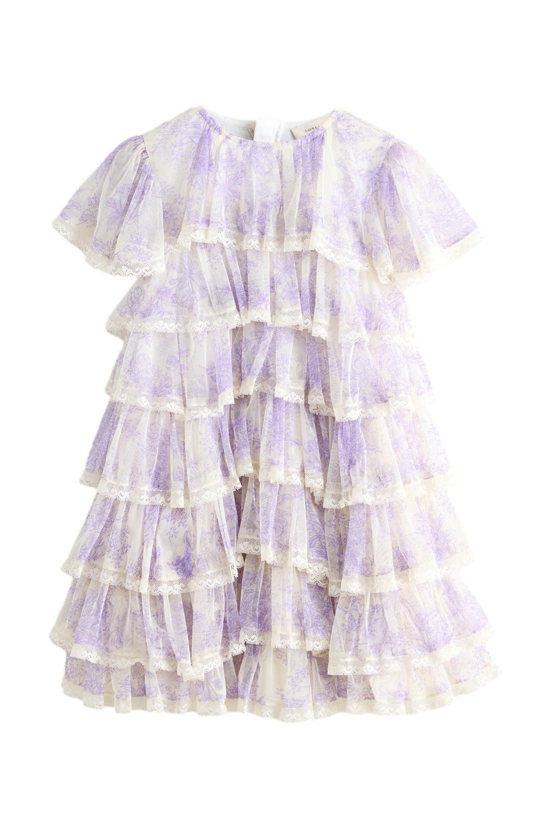 Tüllkleid Laura Ashley gestuftes Tüllkleid