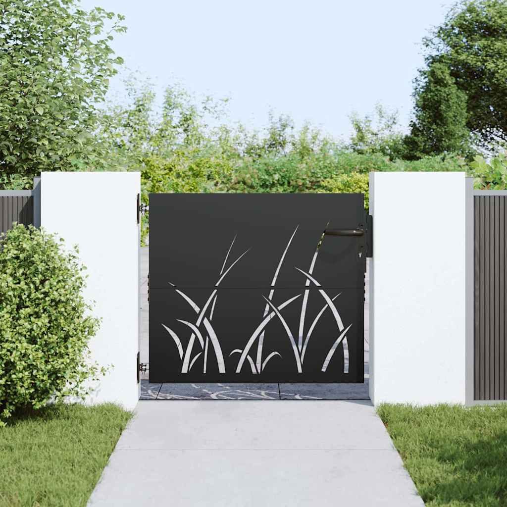 vidaXL Gartentor Gartentor Schwarz 85 x günstig online kaufen