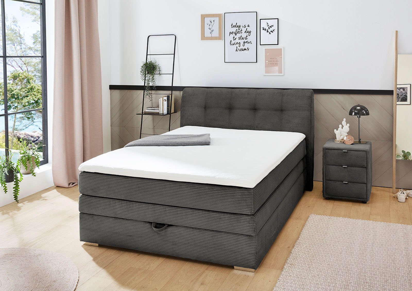 Jockenhöfer Gruppe Boxspringbett Amelie, mit Bettkasten und Topper, erhältl günstig online kaufen
