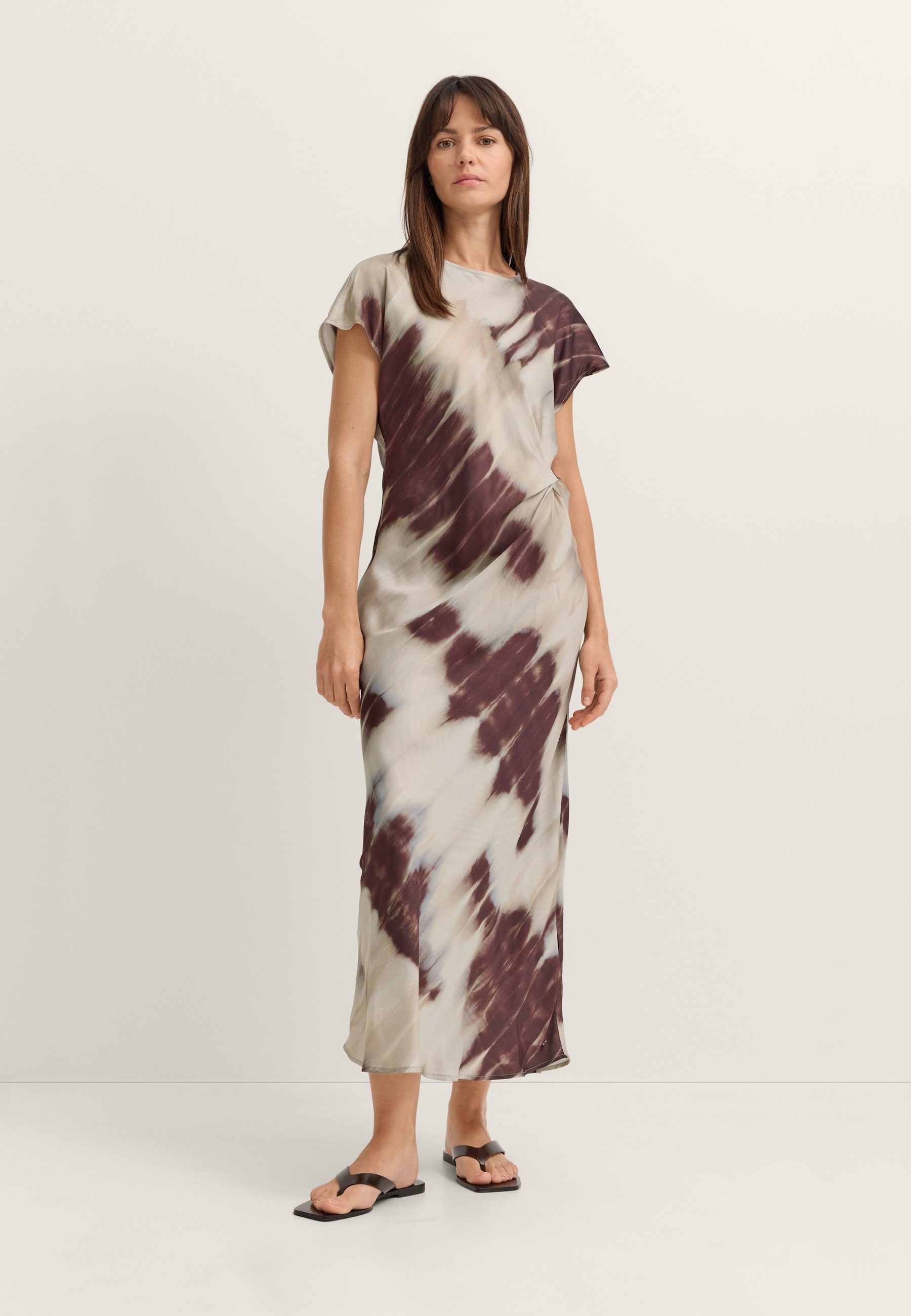 bugatti Sommerkleid Modern Fit aus bedruckter Viskose