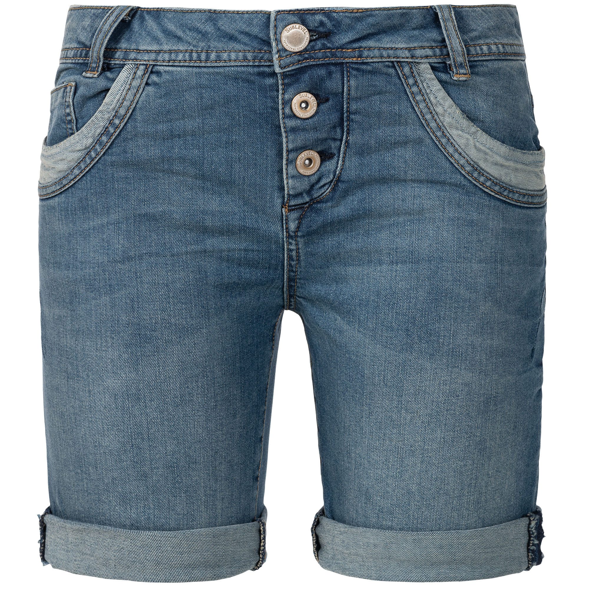 SUBLEVEL Shorts Damen Bermudas kurze Hose günstig online kaufen