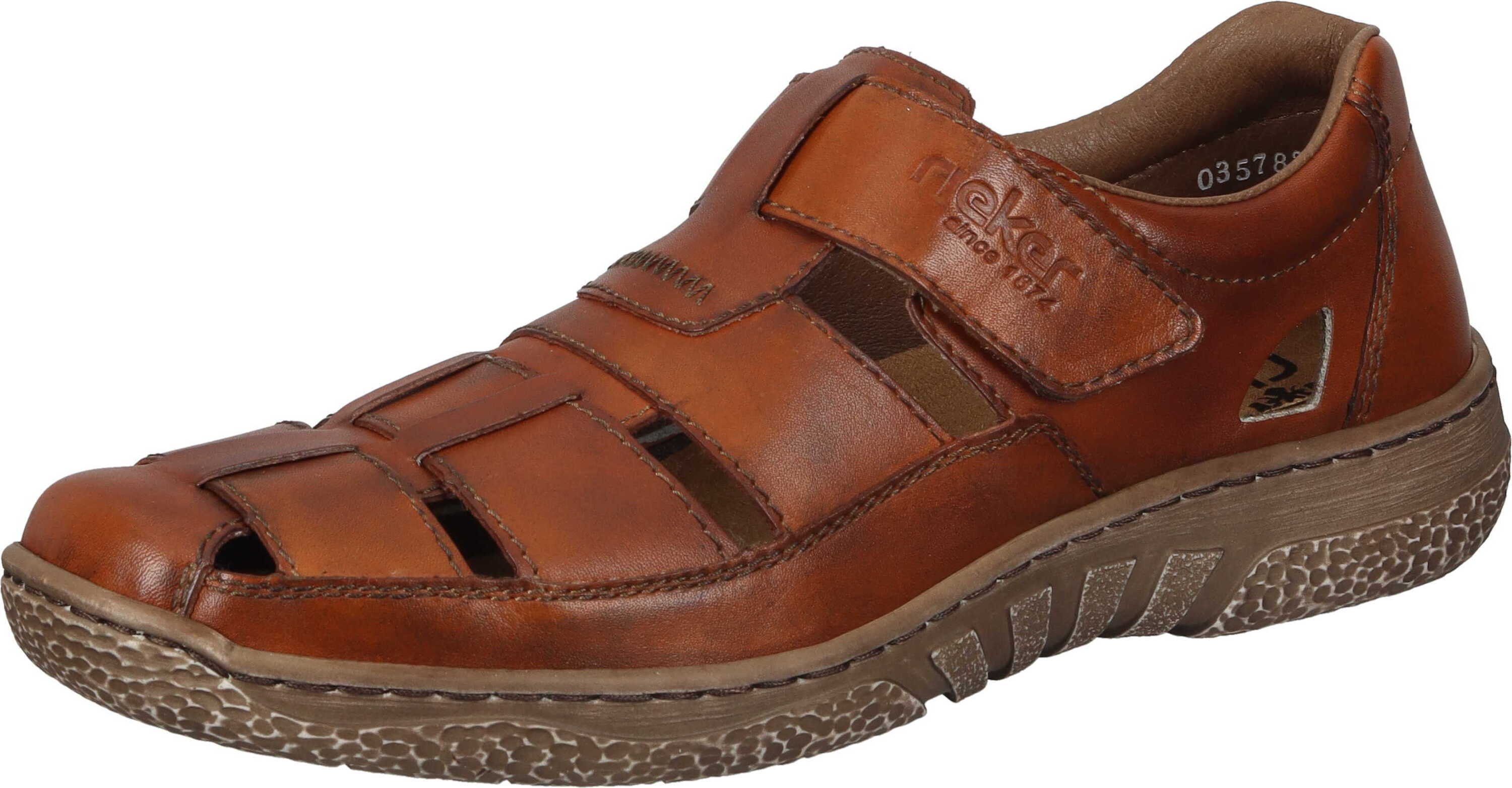 Rieker Klettschuhe Klettschuh aus echtem Leder