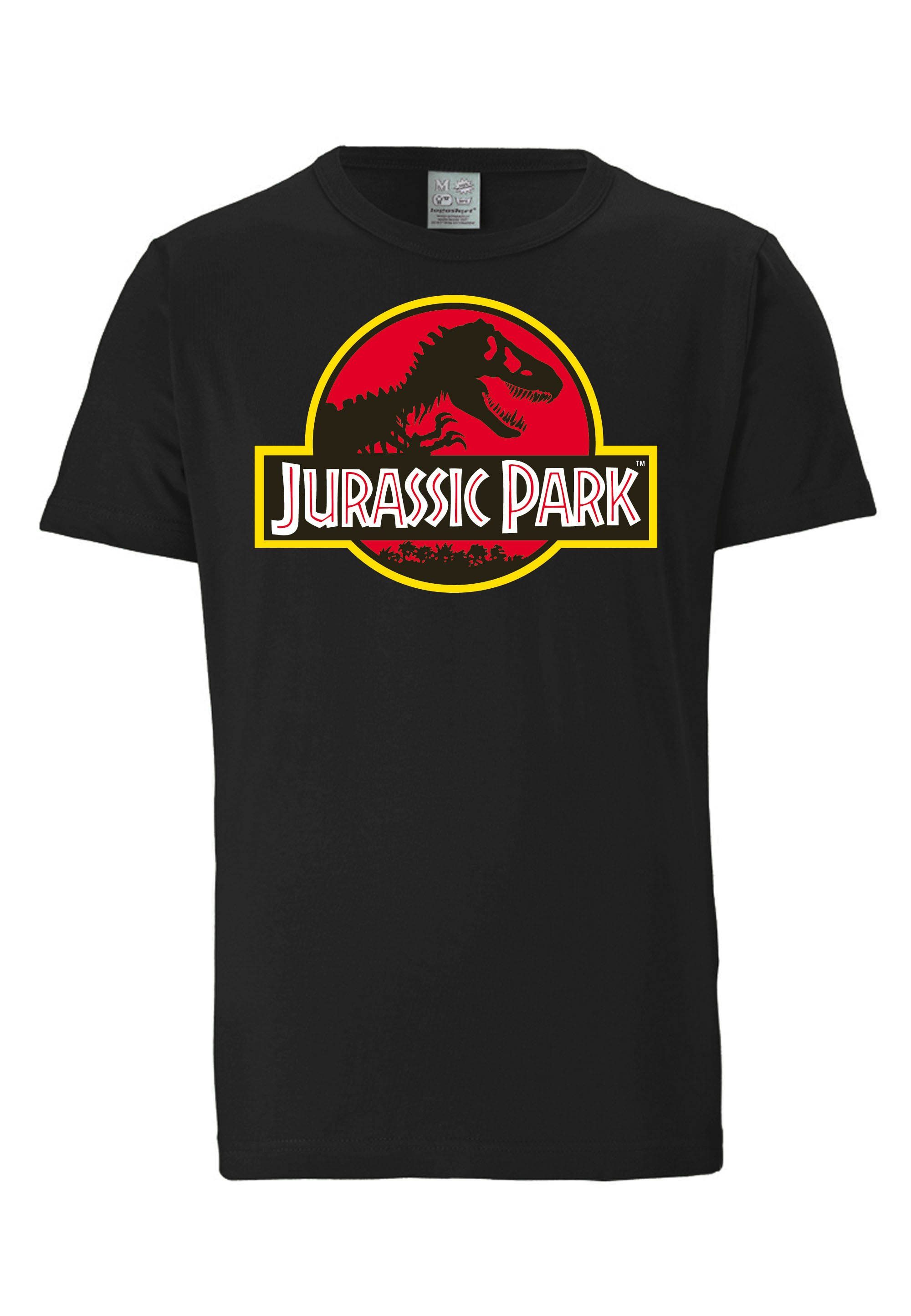 LOGOSHIRT T-Shirt Jurassic Park Logo mit coolem Print – Bild 3 von 4