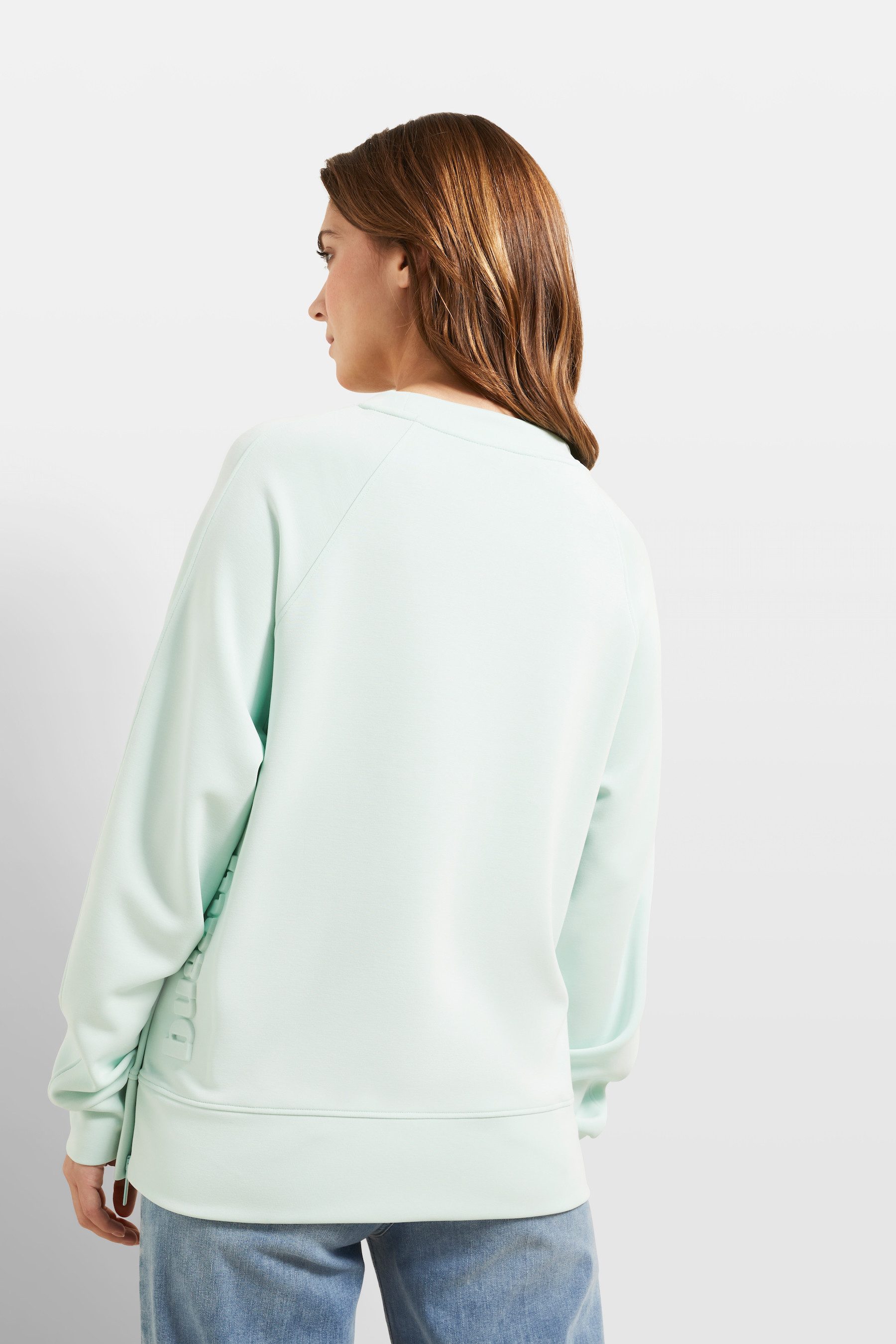 bugatti Sweatshirt aus elastischer Modalware günstig online kaufen