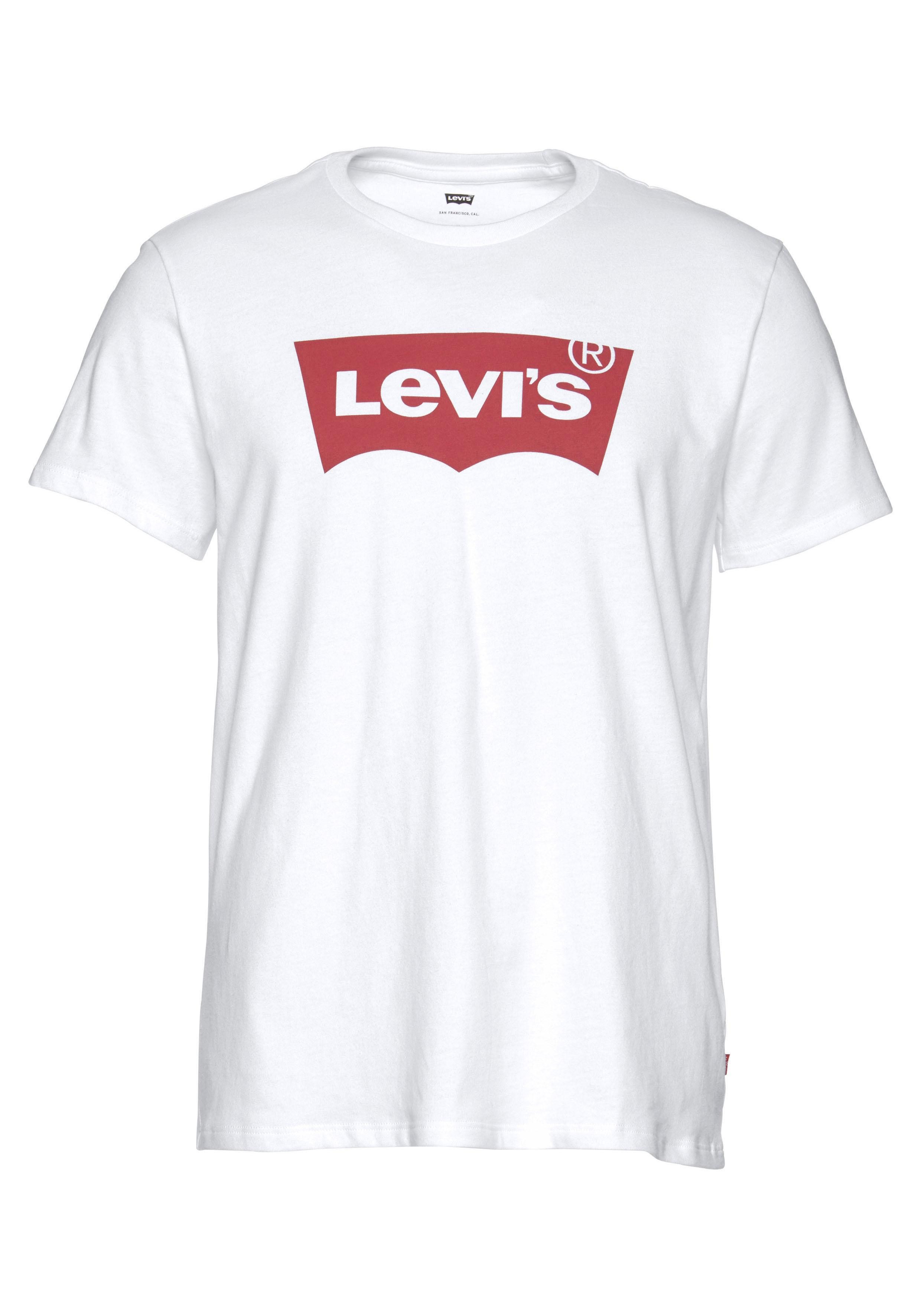 Levi's® T-Shirt Batwing Logo Tee mit Logo-Front-Print – Bild 5 von 5