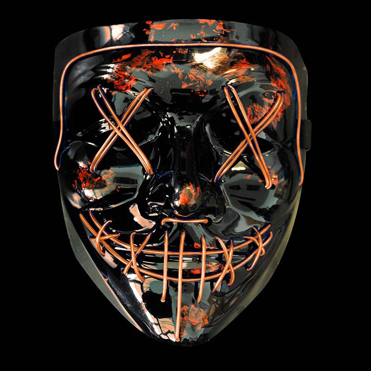 Verkleidungsmaske Maske LED Purge Orange