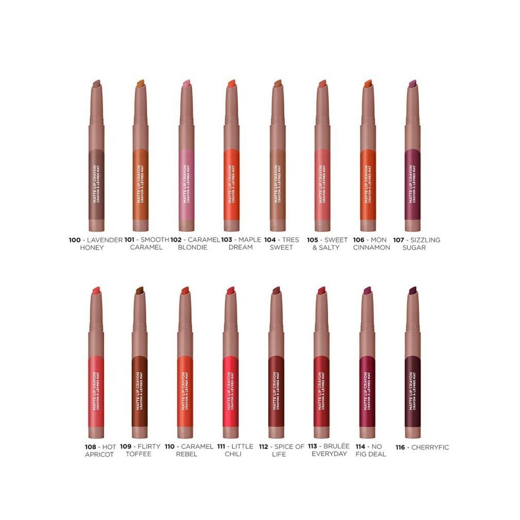 L'Oreal Deutschland Pinzette LOréal Professionnel INFALLIBLE matte lip crayon #116-cherryfic