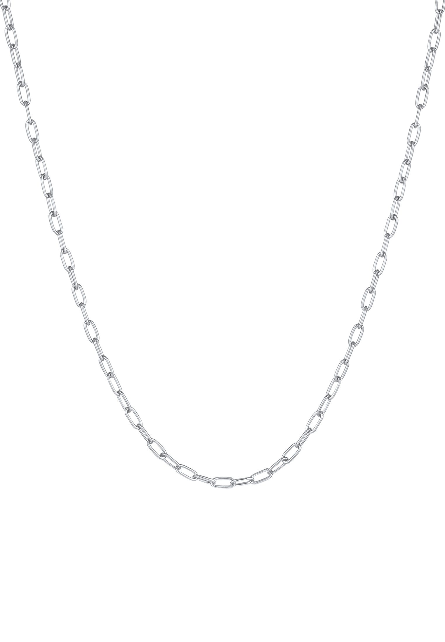 Kuzzoi Herren Gliederkette Oval Basic Fein 925 Silber