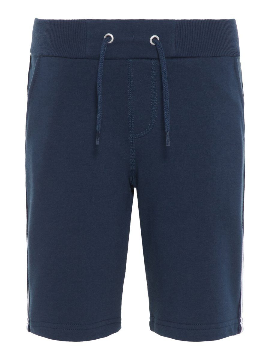 Name It Sweatshorts Name It Jungen Stoffhose mit Tunnelzug in blau