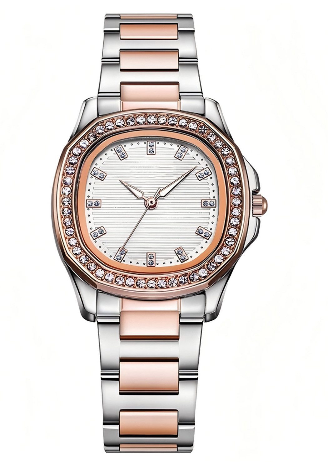 ibettertec Quarzuhr Multifunktionsuhr,Armbanduhr,Herrenuhr,Edelstahlarmband 3ATM, (Datum Analog, inkl. Bandversteller und Reinigungstuch, Geschenk), Chronograph Herrenuhr, Geschenkebox, Quarzwerk
