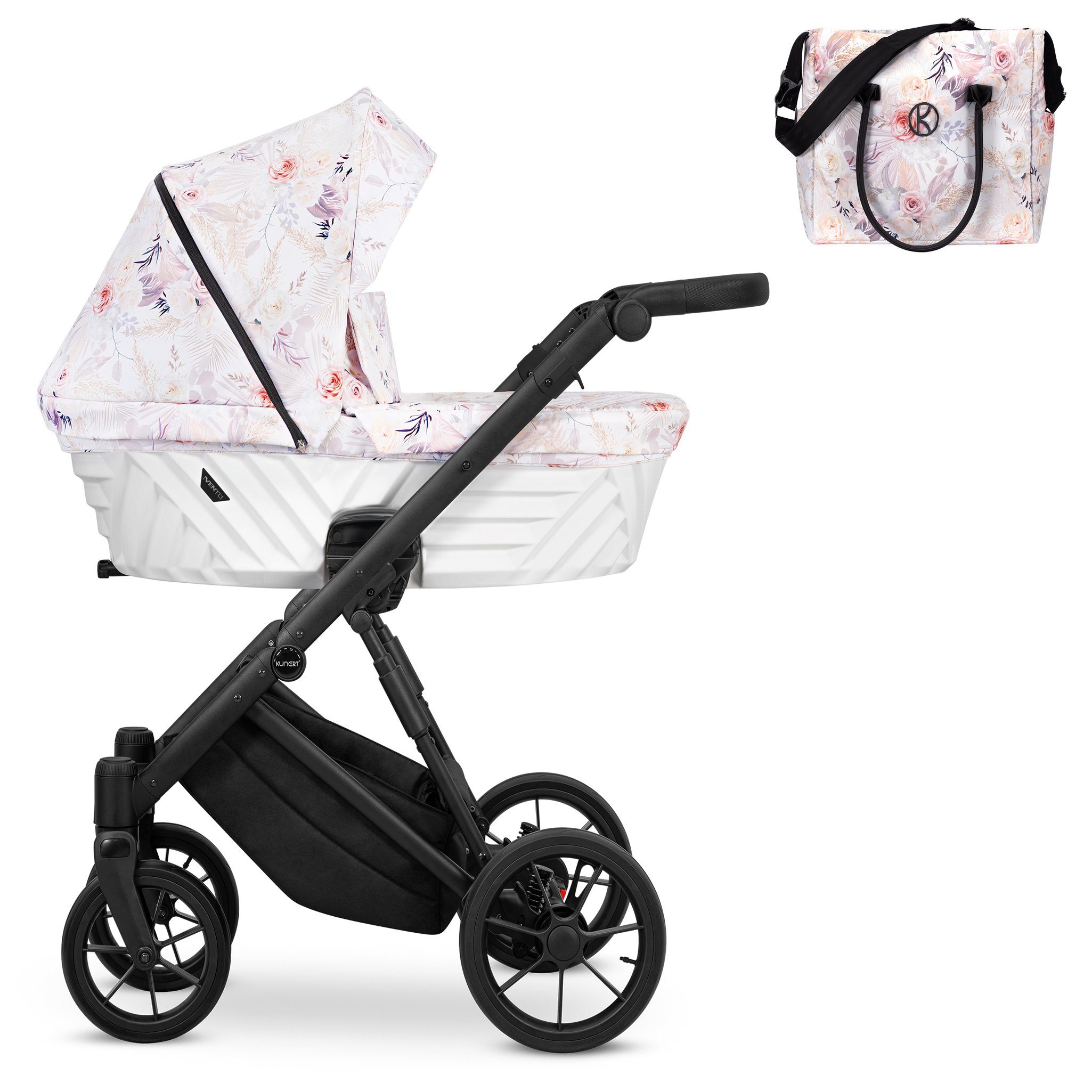Kombi-Kinderwagen Invento 2 in 1 inkl. Sportsitz und umfangreichen Zubehör in 9 Farben