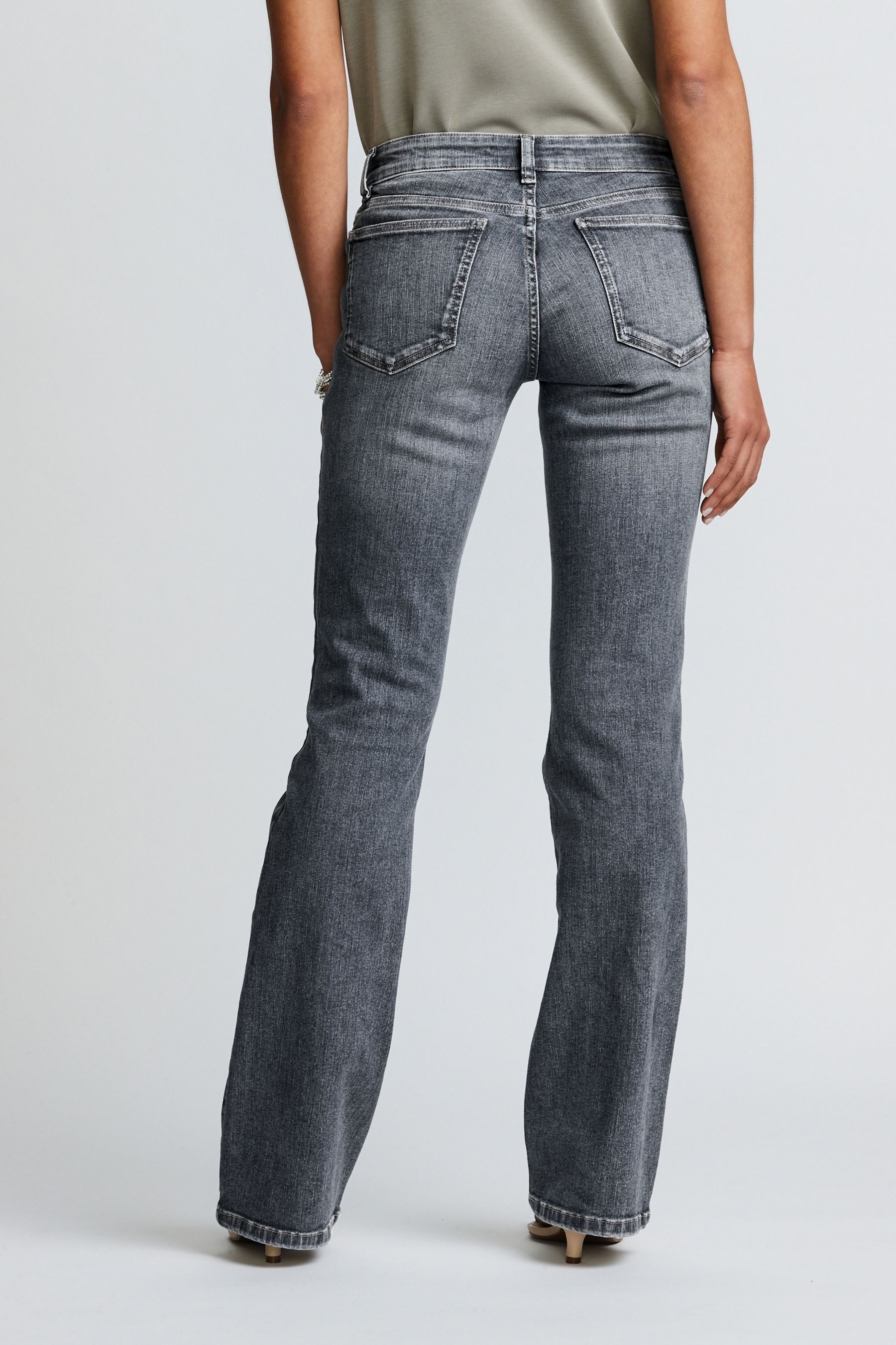 Next Bootcut-Jeans Bootcut-Jeans mit niedriger Leibhöhe, günstig online kaufen