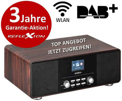 Reflexion »HRA19INT« Internet-Radio (Digitalradio (DAB), 160 W, 2,4" TFT Farbdisplay, Bluetooth, AUX-IN, Kopfhöreranschluss, WLAN)