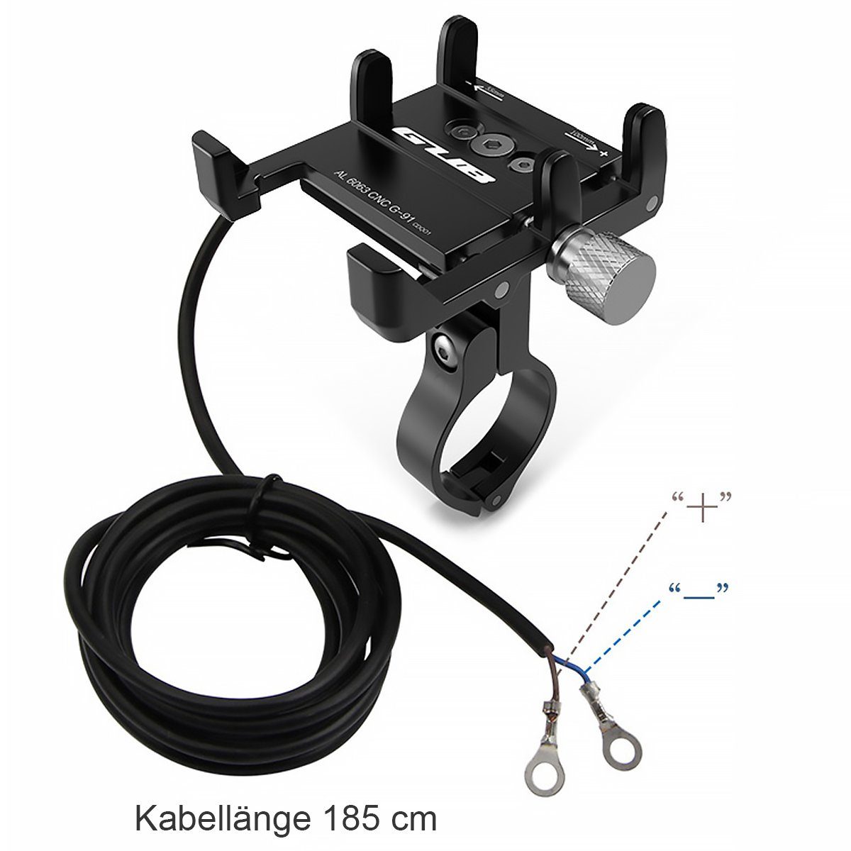 GUB Pro 3 Handyhalterung für Fahrrad und Motorrad – verstellbar