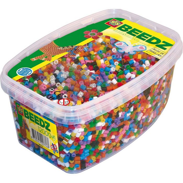SES Creative Bügelperlen Bügelperlenbox (12.000 Perlen)