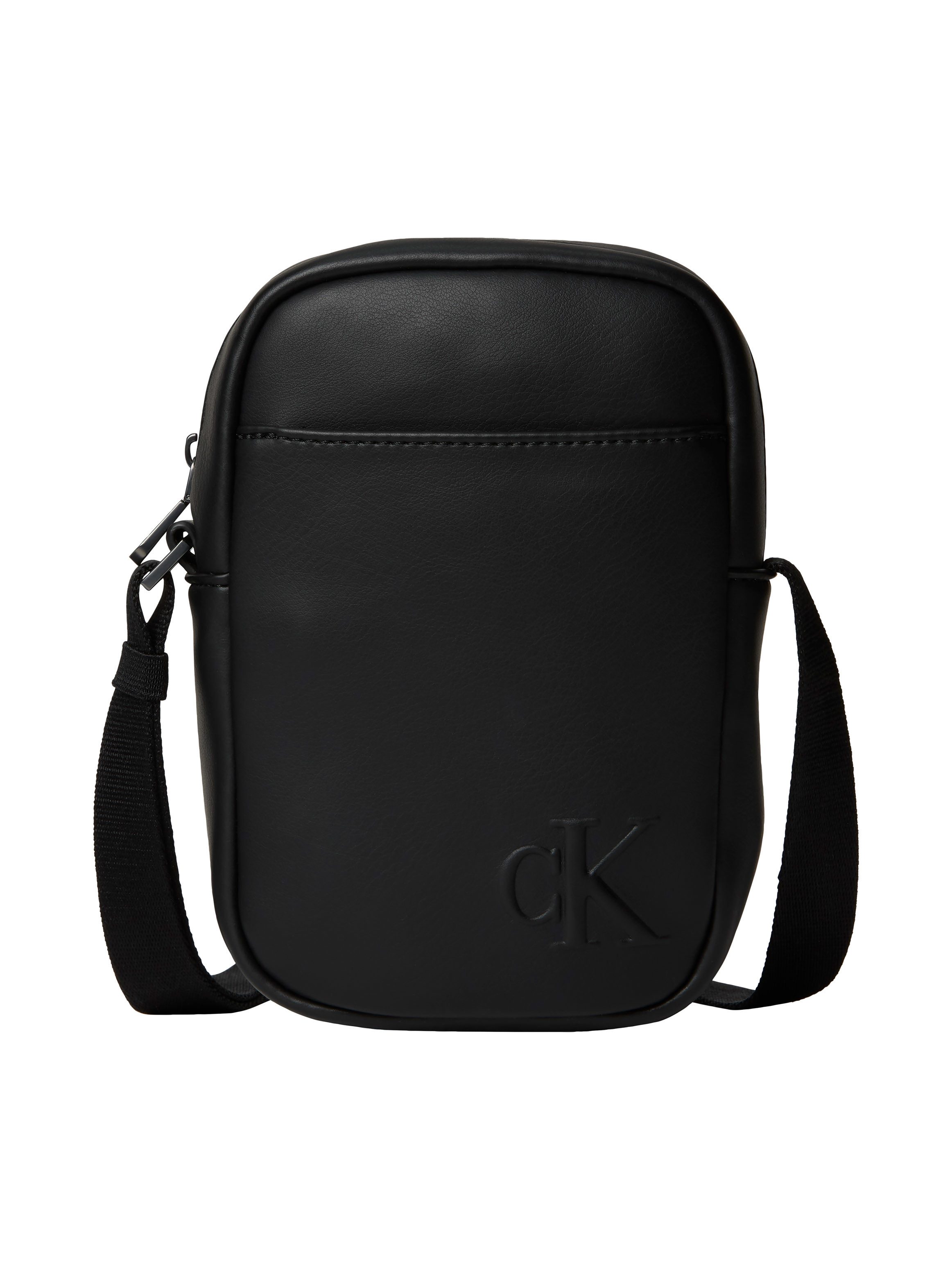 Calvin Klein Umhängetasche BOLD CK SLIM REPORTER, Mini Bag, Schultertasche, Crossbody Bag mit CK-Logo