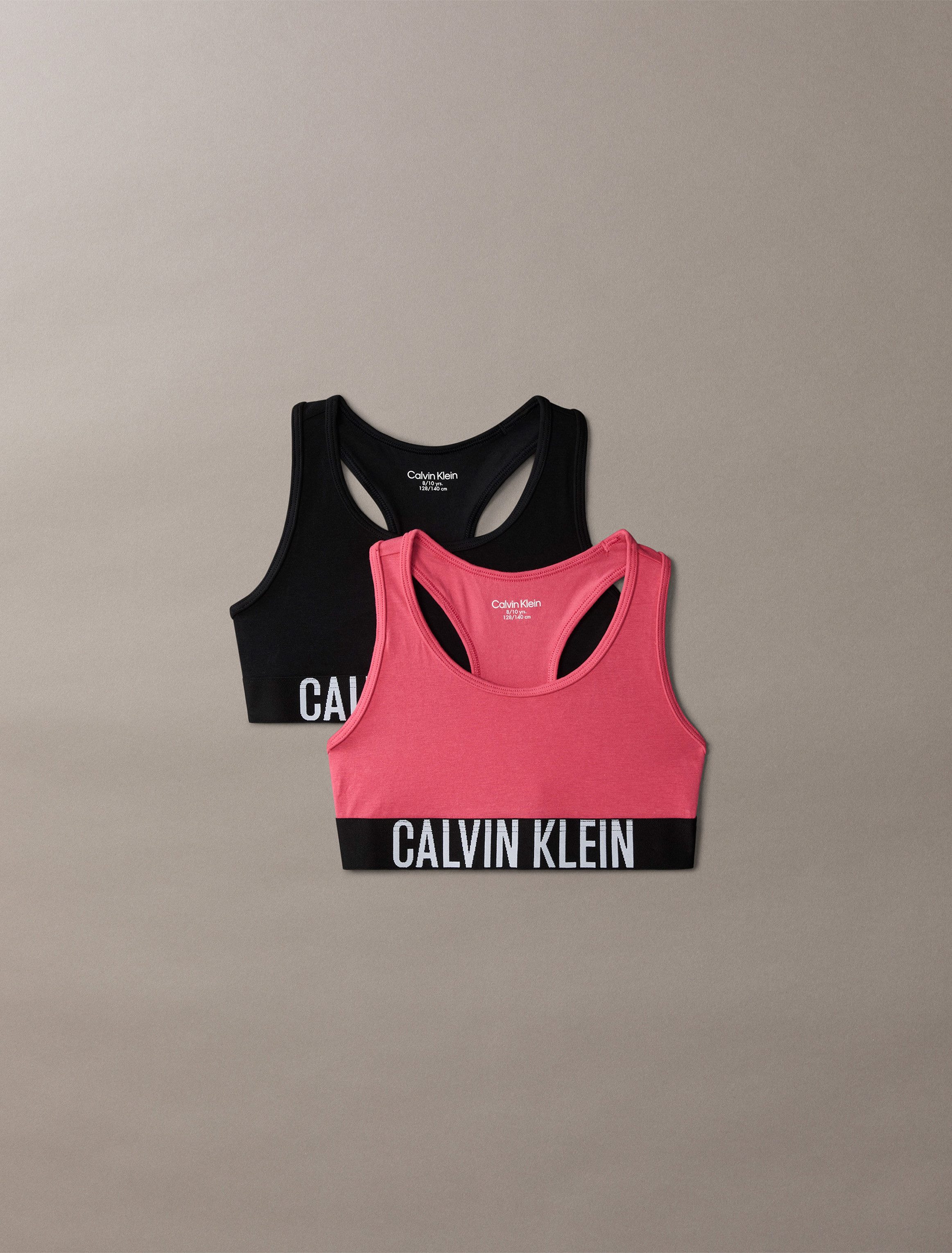 Calvin Klein Underwear Bralette 2PK BRALETTE (Packung, 2-tlg., 2er-Pack) mit Logobund
