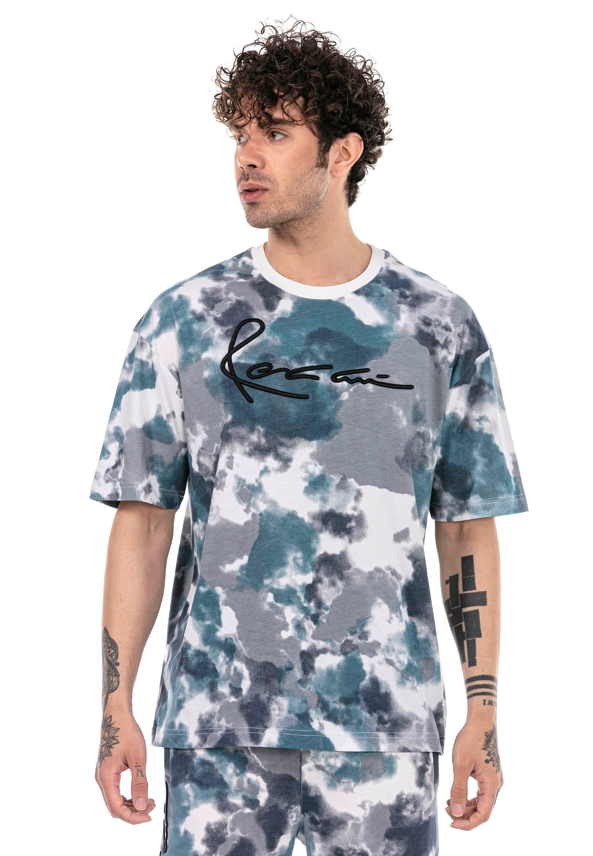 RedBridge T-Shirt Coral Springs im modischen Batik-Look