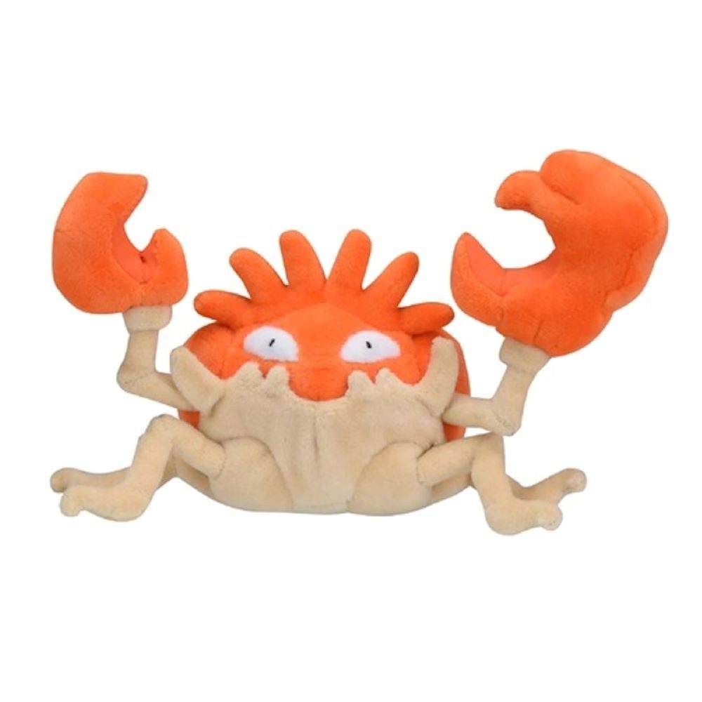 Pokémon Center Plüschfigur Pokemon Kingler Kuscheltier - 13 cm Plüschtier Kingler Original