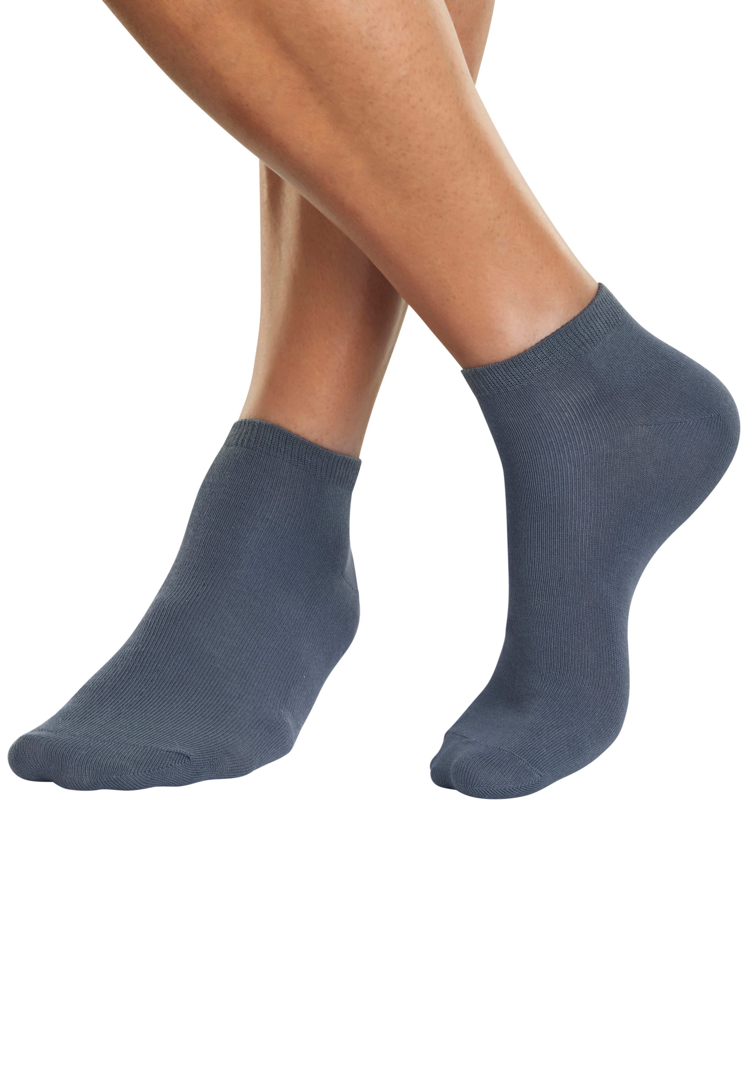 H.I.S Sneakersocken Herren kurze Quarter Socken (Packung, 7-Paar, Gr. 39-42 bis 43-46) verschiedene Farben in einer Packung