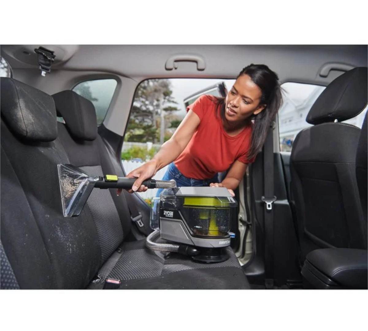 RYOBI Akku-Oberflächenbürste Ryobi Brushless Akku-Textilreiniger Pro 18V ONE+ 820 l/min Luftstrom