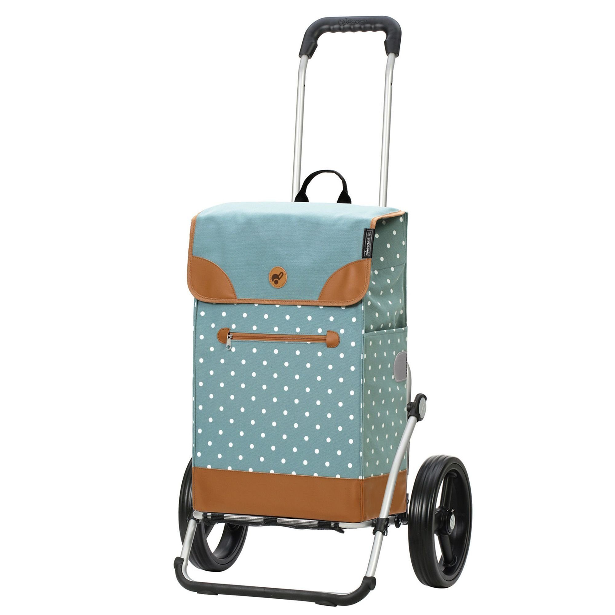 Andersen Einkaufstrolley Royal Shopper, 41 l, Reflektoren, Tragegriff blau