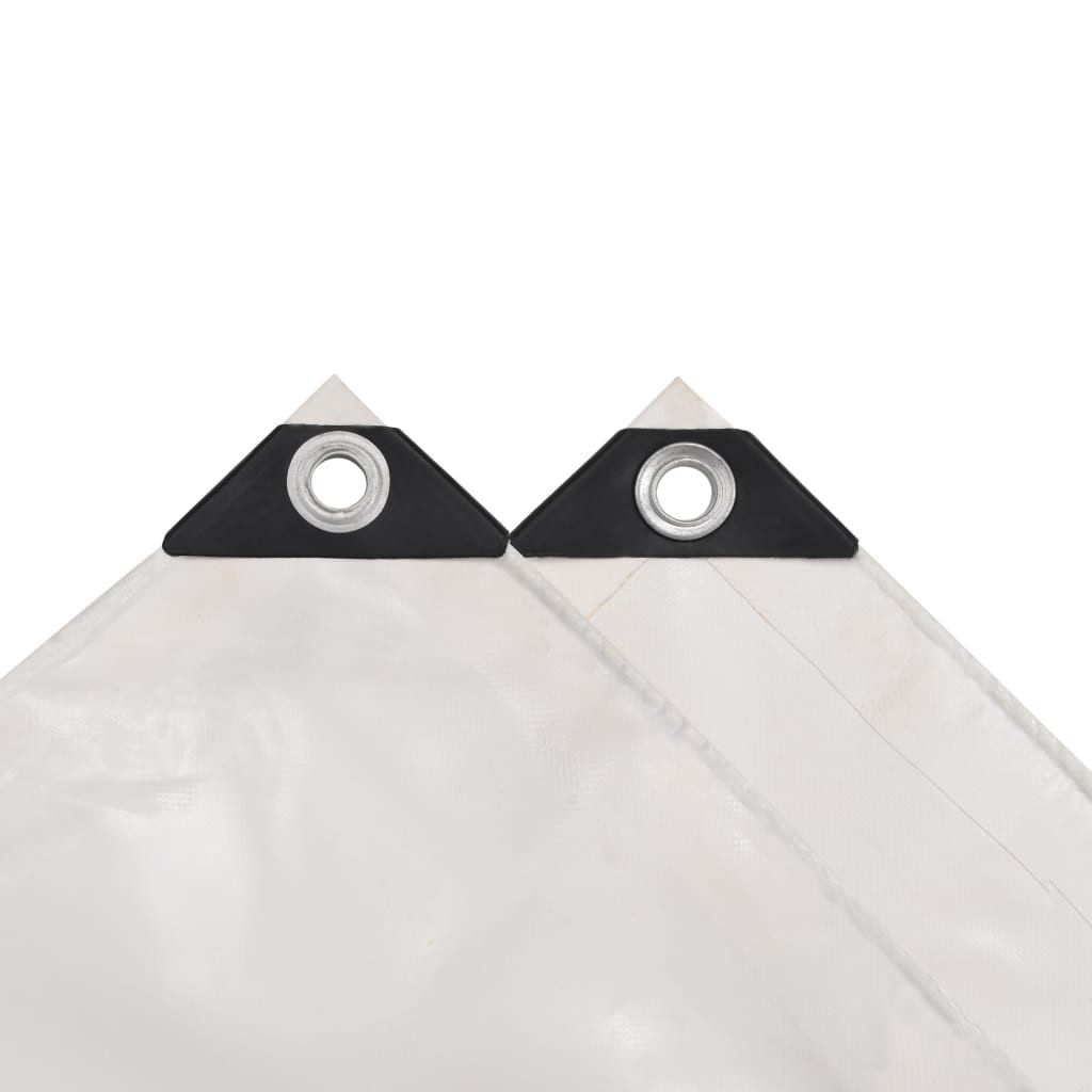 vidaXL Schutzplane Abdeckplane 650 g/m² 3x3 m Weiß (1-St)