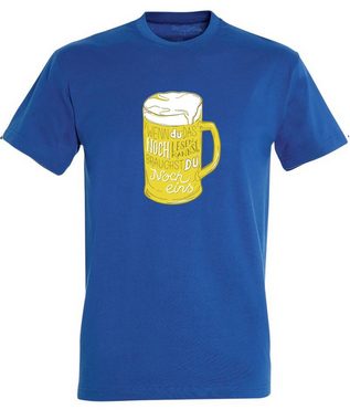 MyDesign24 T-Shirt Herren Fun Print Shirt - Oktoberfest Trinkshirt mit witzigem Spruch Baumwollshirt mit Aufdruck Regular Fit, i310