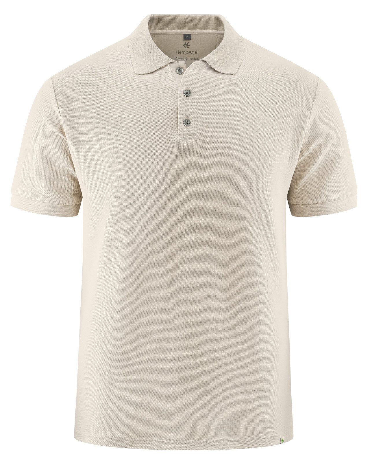 HempAge T-Shirt DH829 Poloshirt aus Pique-Jersey