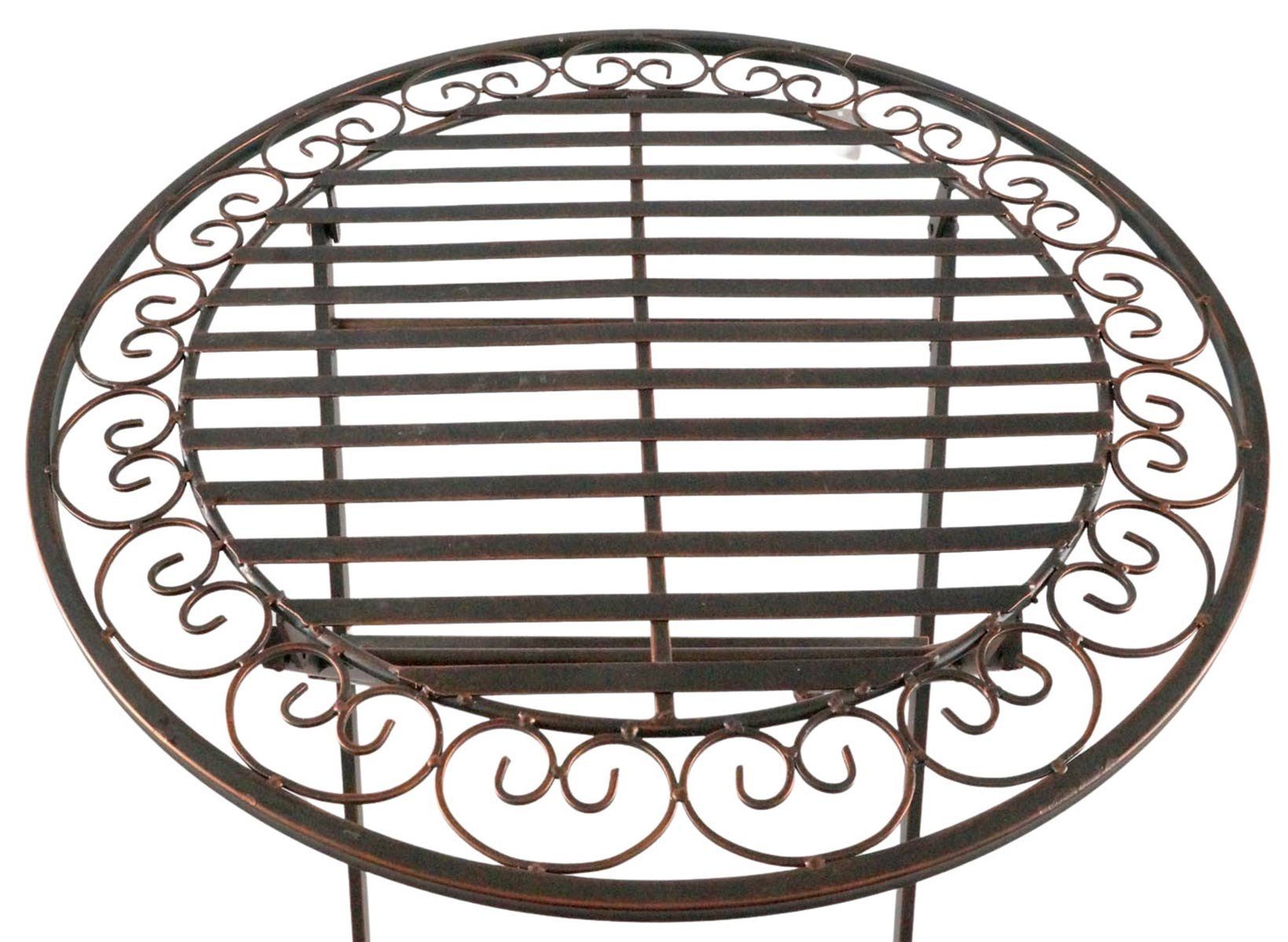 Eurotrade Sitzgruppe Tischset Culta aus Metall klappbar 3-tlg.