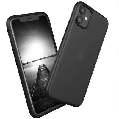 EAZY CASE Handyhülle Outdoor Case für Apple iPhone 11 6,1 Zoll, Hülle Outdoor kratzfest Schutzhülle mit Kameraschutz Robust Schwarz
