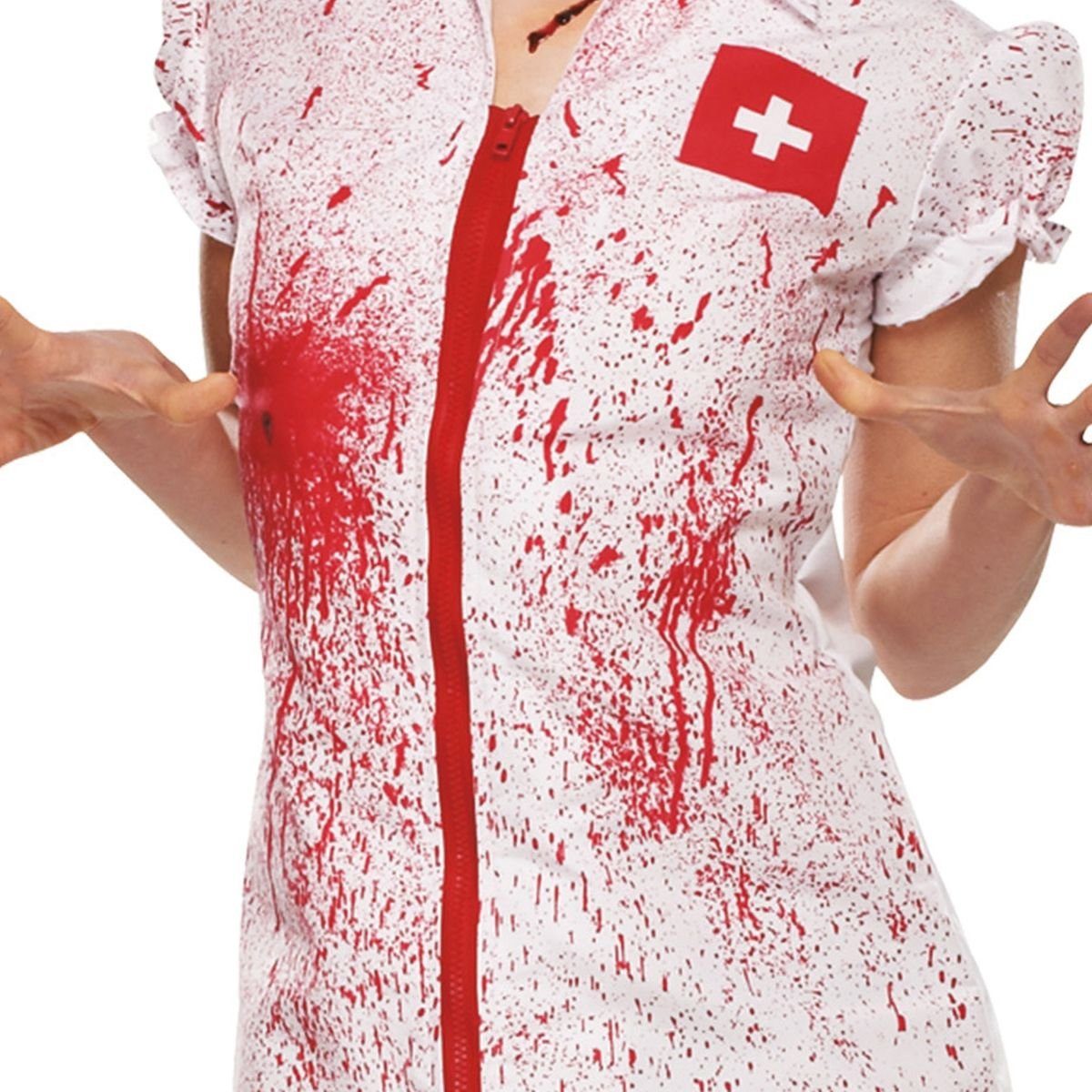 Party x People Zombie-Kostüm Bloody Nurse Krankenschwester für Damen