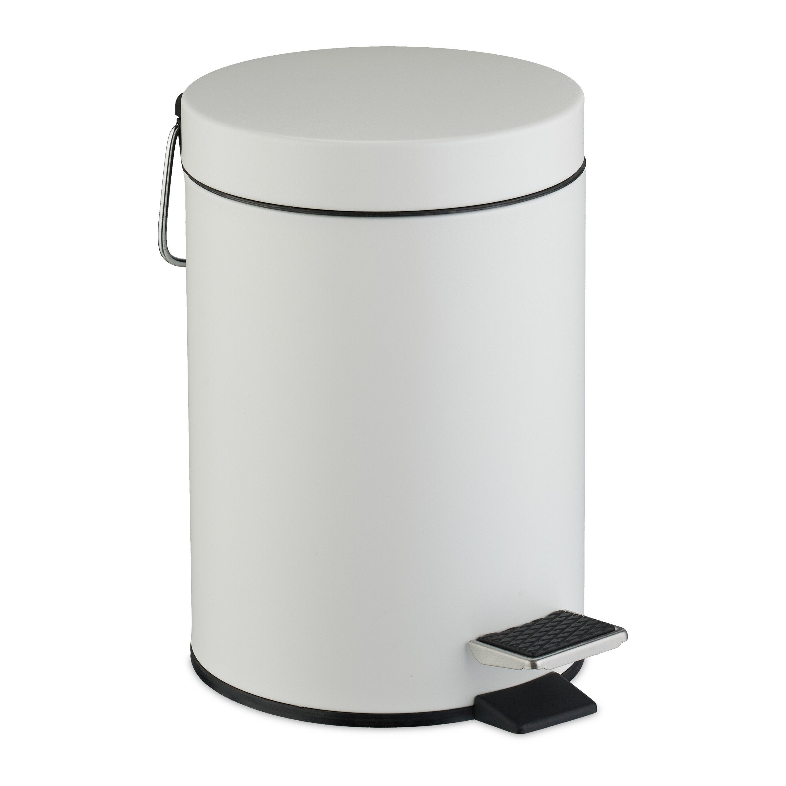 relaxdays Kosmetikeimer 3 Lit, weiß