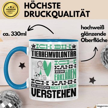 Trendation Tasse Tierheimvolontär Geschenk Kaffee-Tasse Geschenkidee für Tierheimvolont