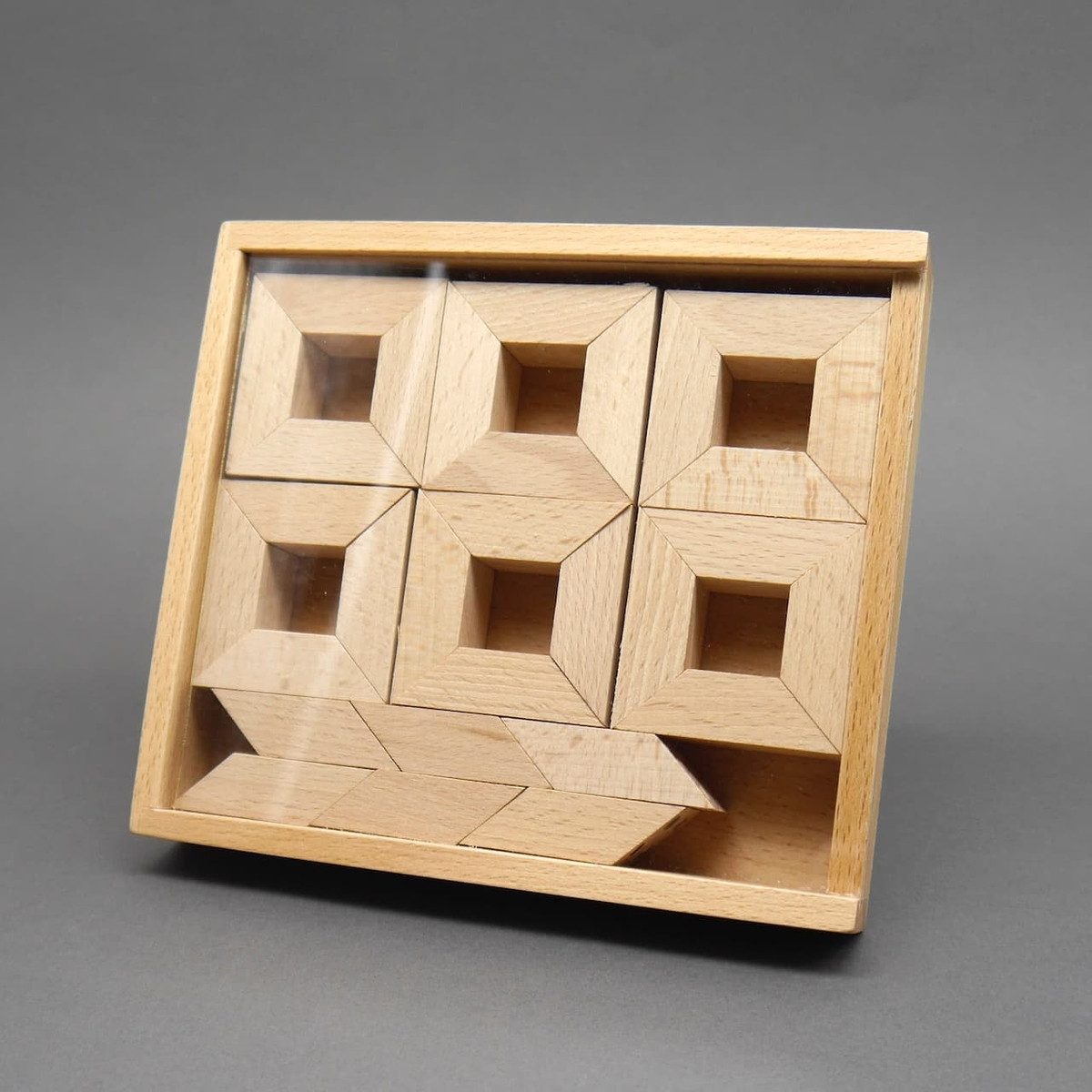 Philos Spiel MATH MAKER - kreatives Konstruktionsspiel, Geschicklichkeitsspiel, Holzspiel