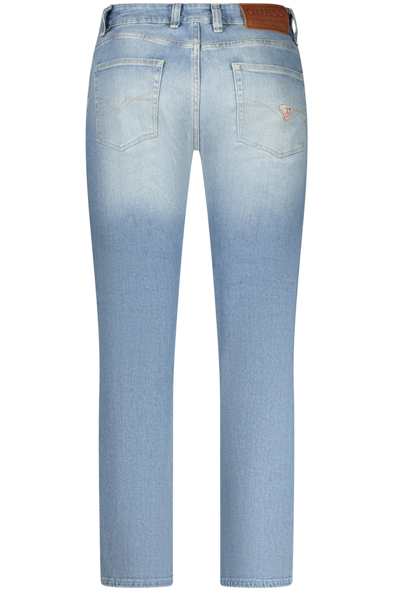 GUESS JEANS 5-Pocket-Jeans Herren Slim Fit Blue Jeans aus recycelter Baumwolle mit Wasch-Effekt