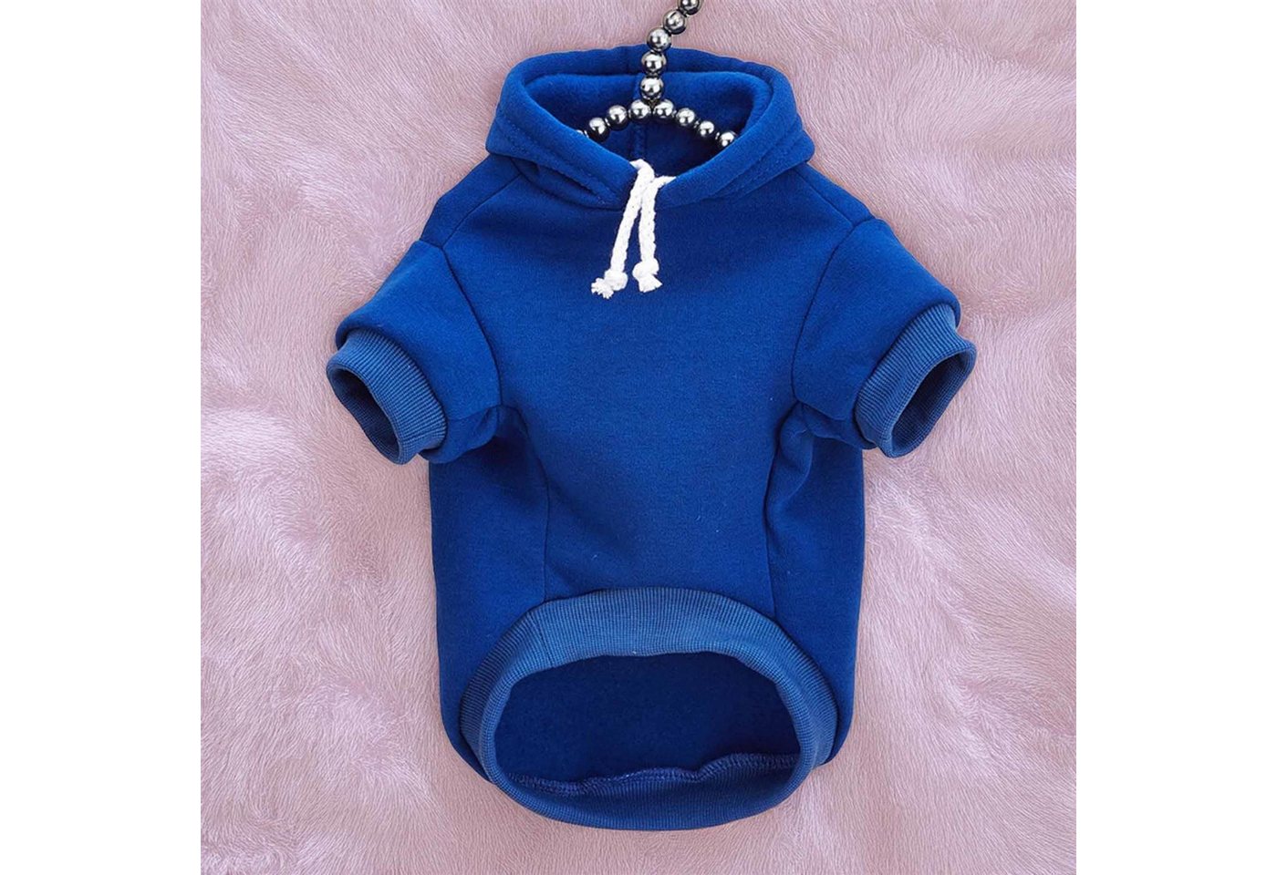 Thumbnail - Monkimau Tierjacke Hundepullover Hoodie für mittlere Hunde - M in blau