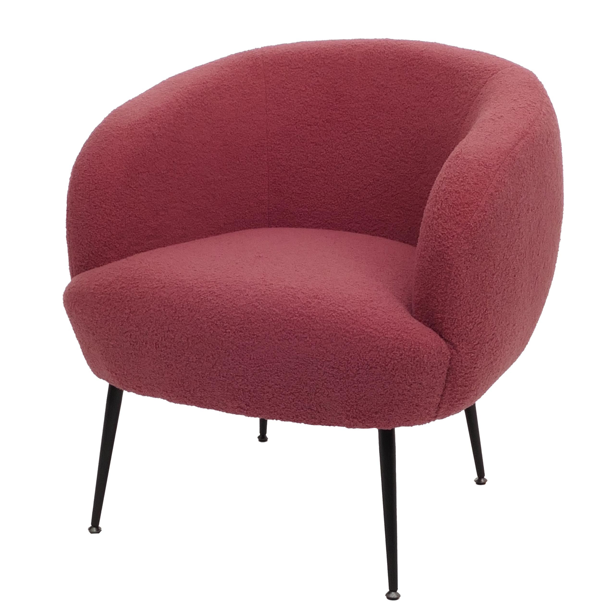 MCW Loungesessel Lounge-Sessel MCW-O37, Moderner Bouclé-Stoffbezug günstig online kaufen