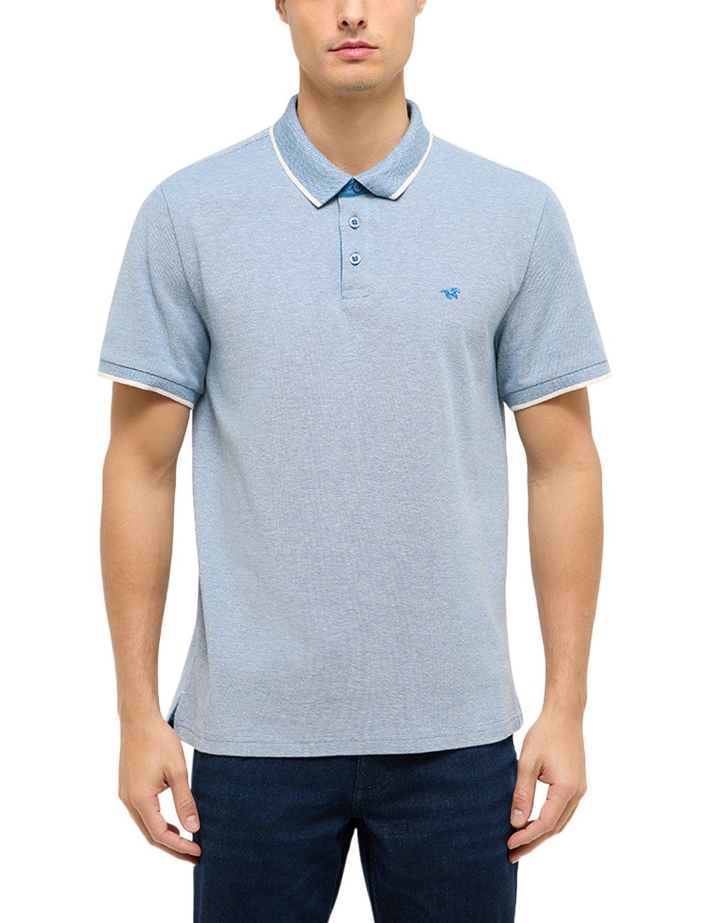 MUSTANG Poloshirt MUPalco Piqué Qualität