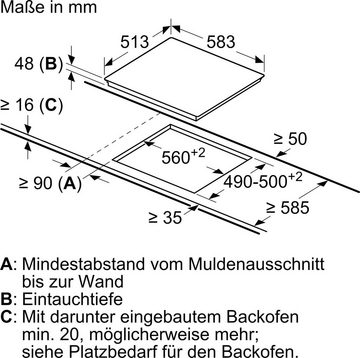 NEFF Backofen-Set N 30/N 50 BX16B, mit Teleskopauszug nachrüstbar