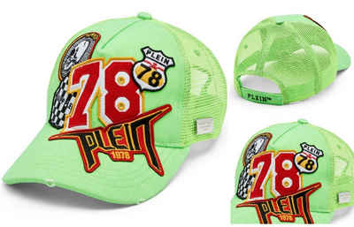 PHILIPP PLEIN Baseball Cap Philipp Plein Logo Patch Neon Baseballcap Hut Baseball Cap Kappe Hat M