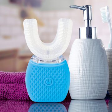 VITALmaxx Schallzahnbürste, mit 4 Putz-Modi für intensive Zahn - undZahnfleischpflege
