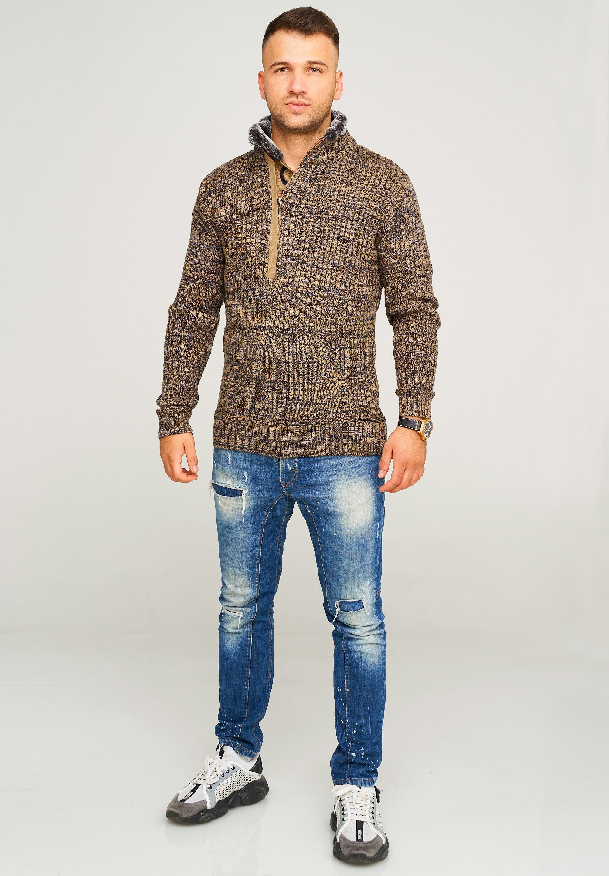 CARISMA Strickpullover CRSORTLAND Grobstrick Troyer Pullover günstig online kaufen