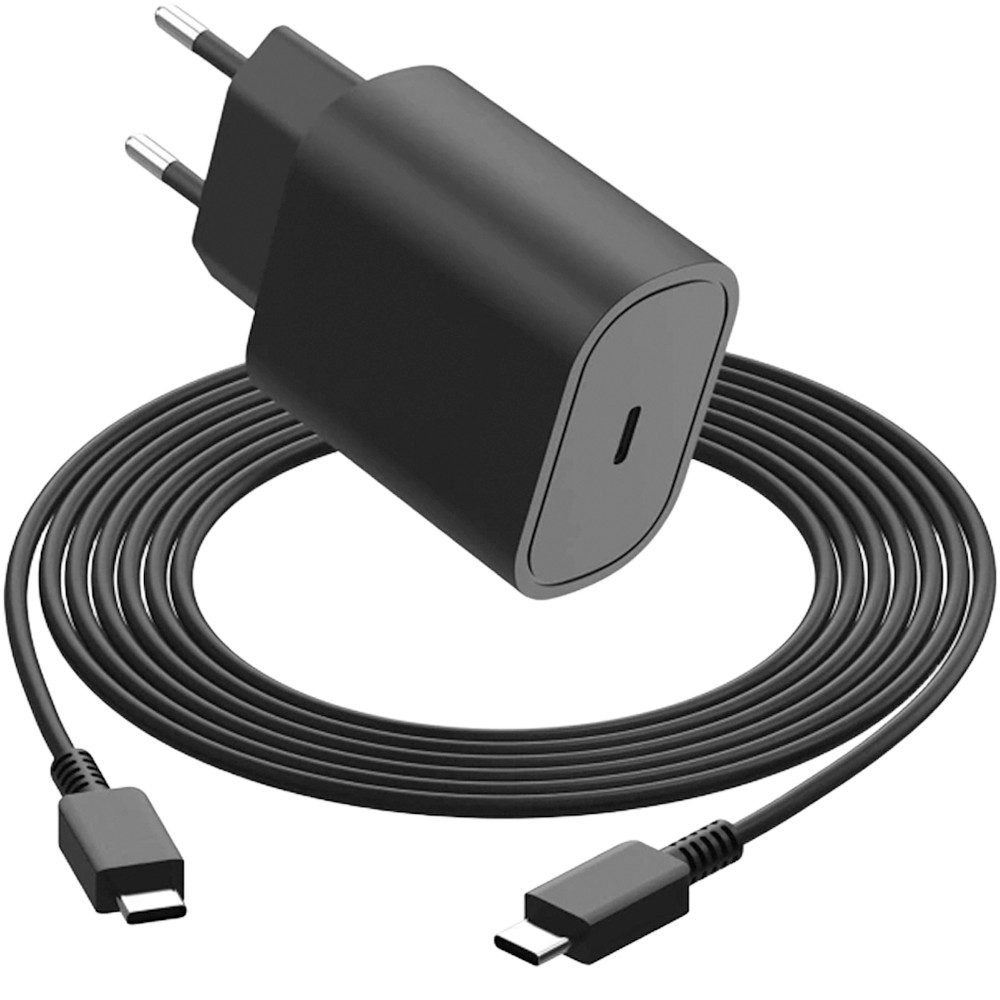 25W USB C Schnell Ladegerät für Samsung A16 A56 A55 A54 A53 S23 S22 USB-Ladegerät