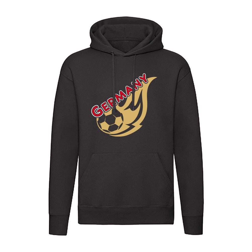 G-graphics Hoodie Feuerball – Germany Unisex Pullover mit einem Motiv für den echten Fan