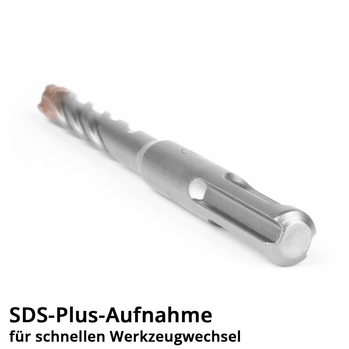 STAHLWERK Bohrersatz SDS-Plus-Bohrer 8-teiliges Set – Durchmesser 5-12 mm mit Box, Schweißer-Gripzangen inklusive Transportkoffer – Bild 4 von 5