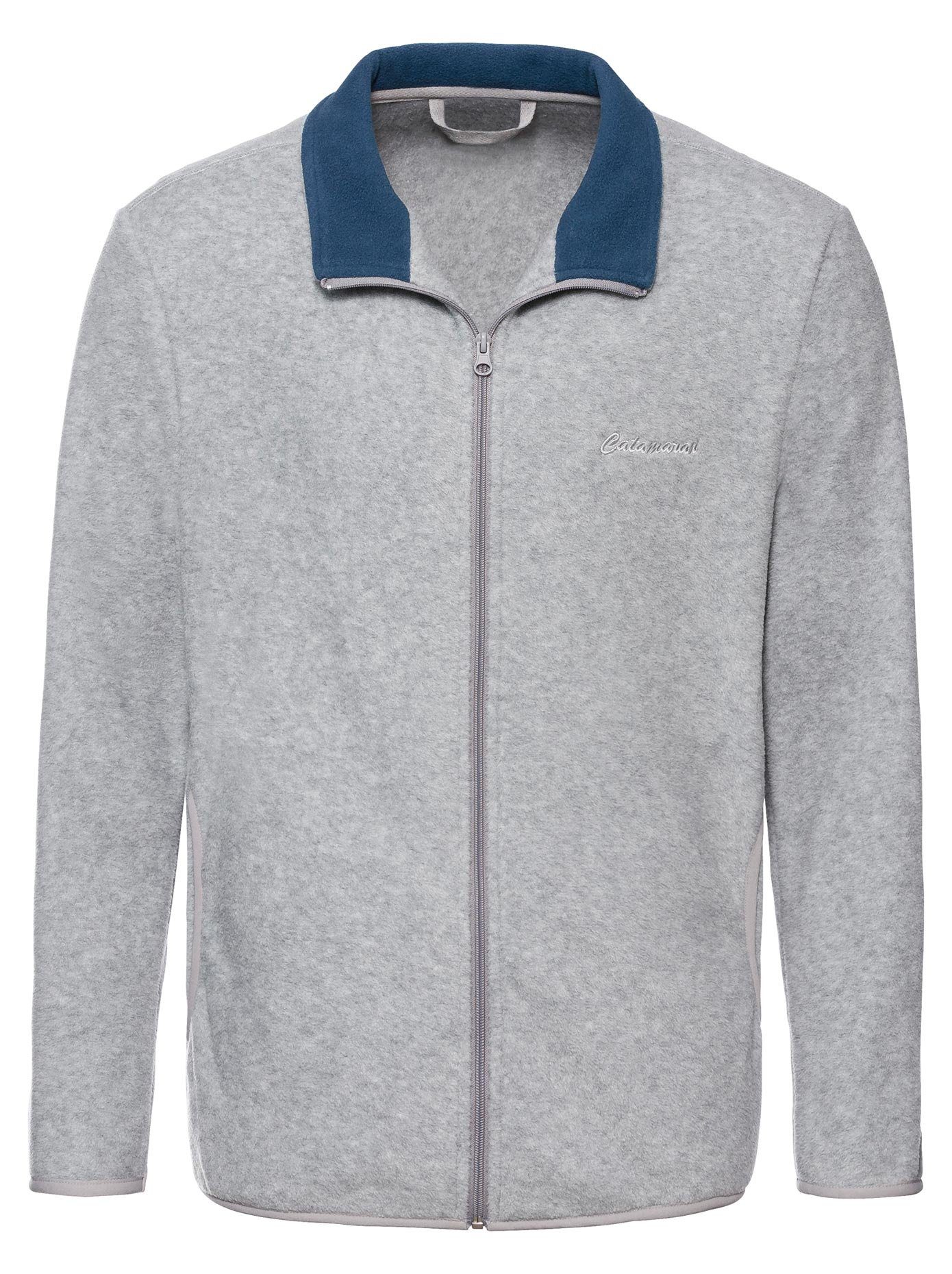 catamaran jacke mit stehkragen blauer einsatz catamaran jacke mit stehkragen blauer einsatz