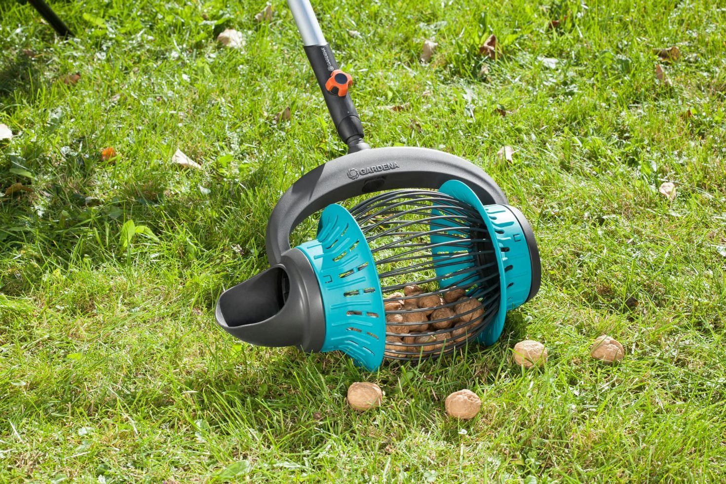 GARDENA Rollsammler Gardena Rollsammler combisystem mit Holzstiel – Bild 5 von 5